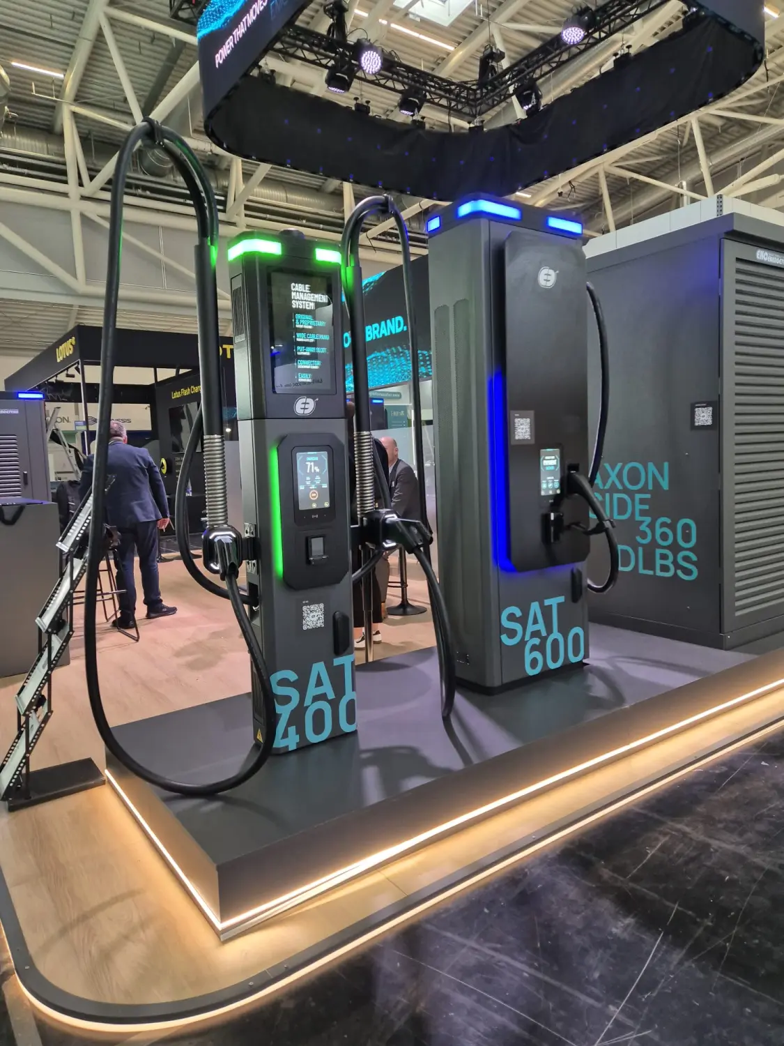 Gresgying 480-kW-Gleichstrom-Schnellladestation, auch 480-kW-Ladehub genannt. Von Solar Life Africa